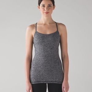 Lululemon Power Y Tank *Luon Heathered Black 4